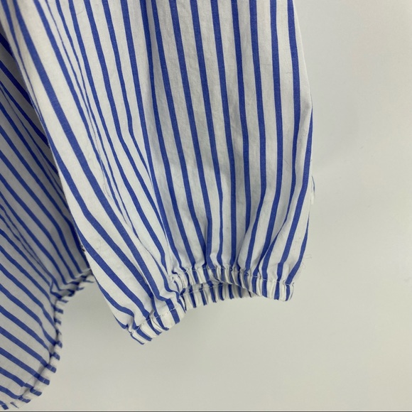 Gap striped off the shoulder pullover blouse - Picture 4 of 7